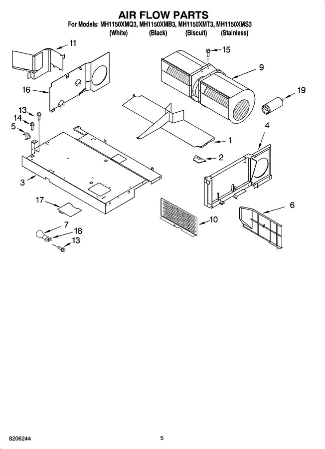Diagram for MH1150XMS3