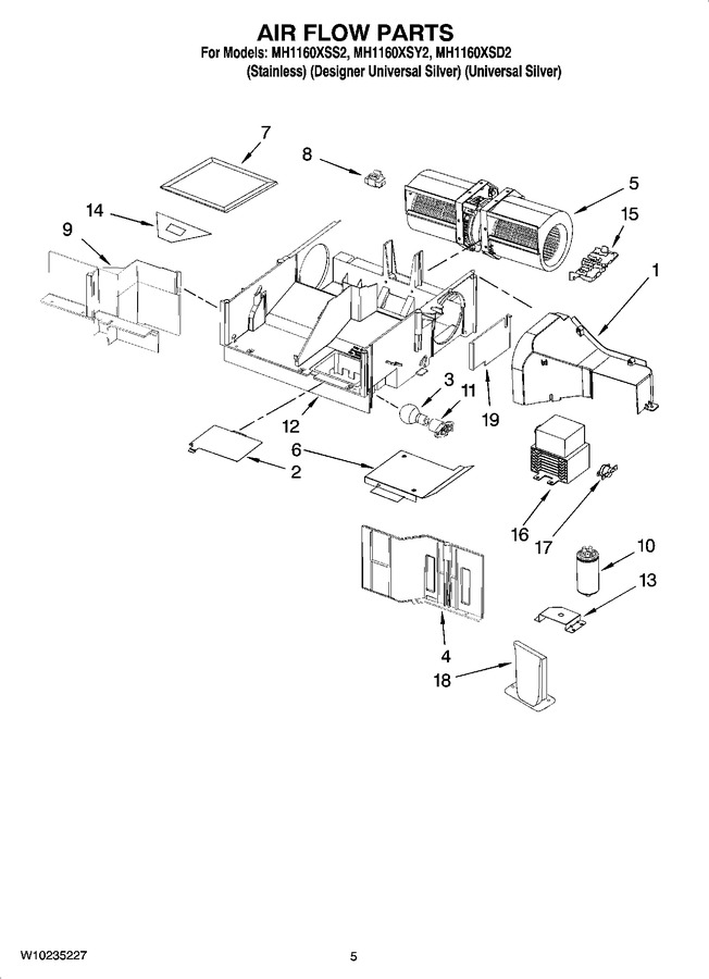 Diagram for MH1160XSS2
