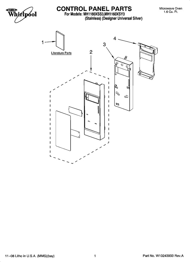 Diagram for MH1160XSS3