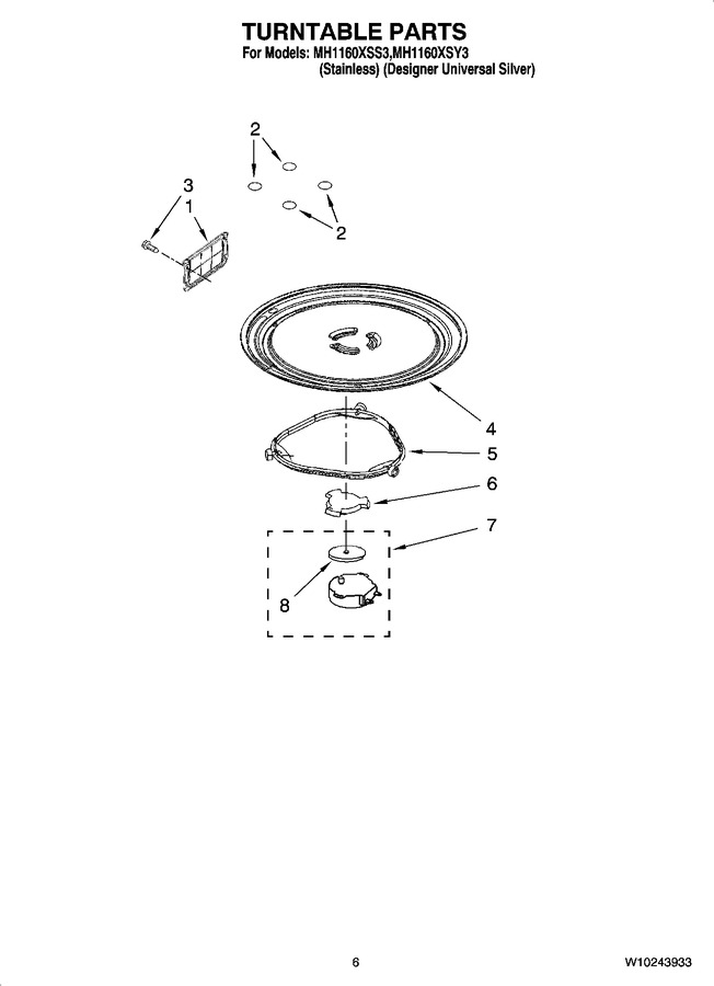Diagram for MH1160XSY3