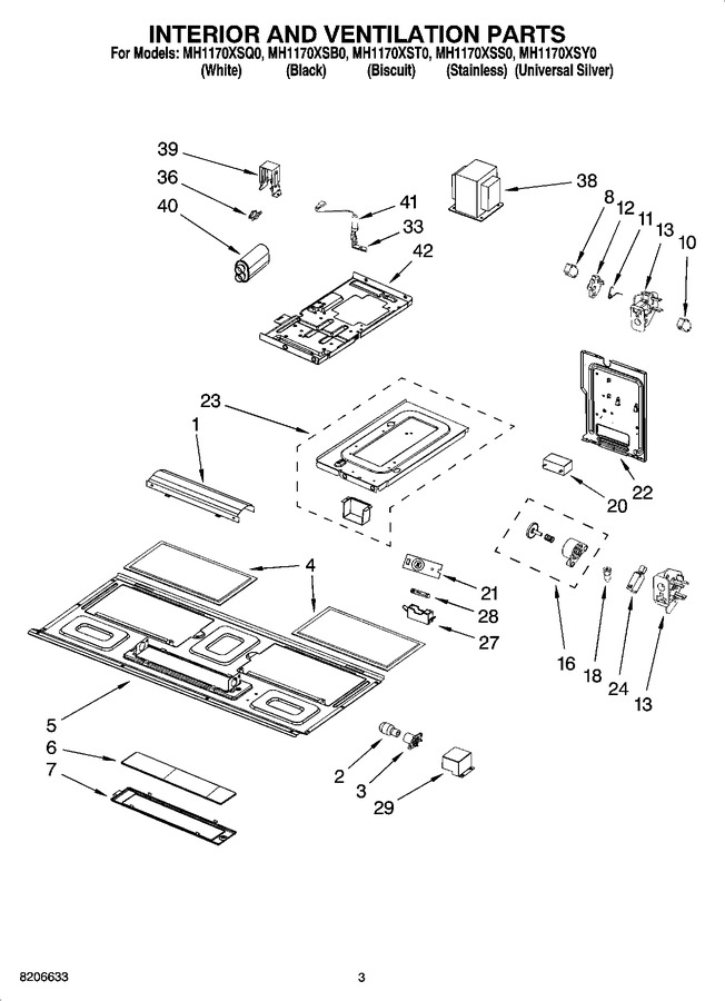 Diagram for MH1170XSQ0