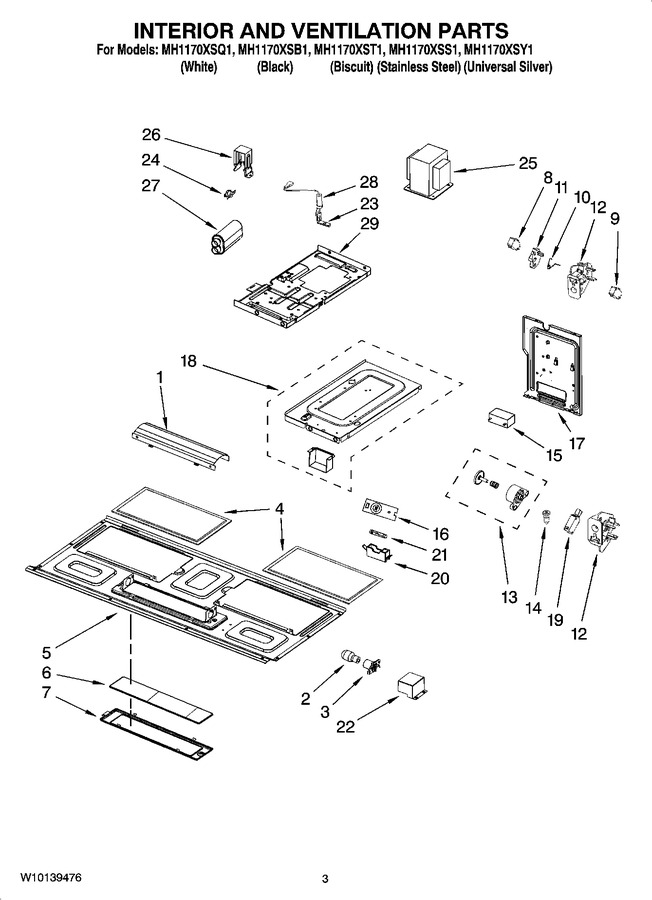 Diagram for MH1170XSB1