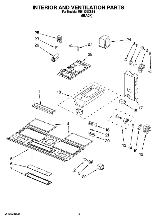Diagram for MH1170XSB4