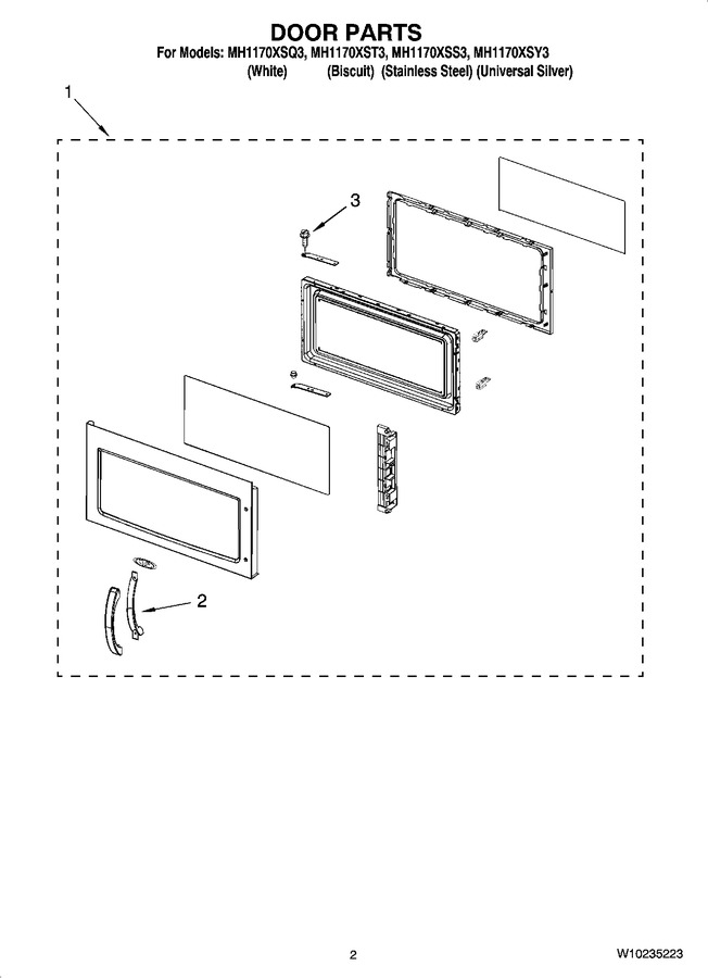 Diagram for MH1170XSS3