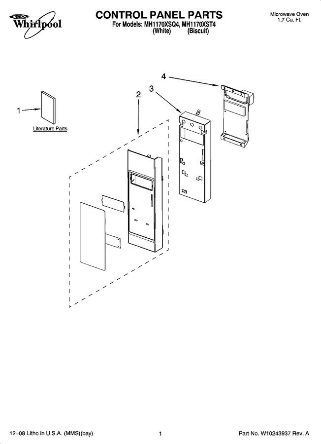 Diagram for MH1170XST4