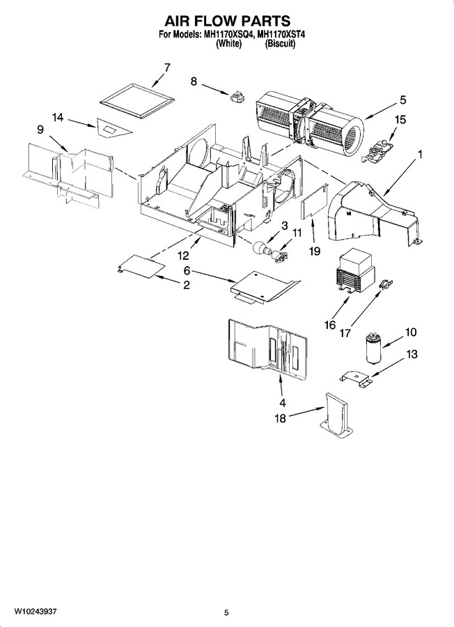 Diagram for MH1170XST4