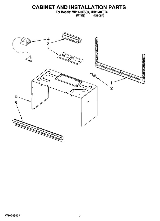 Diagram for MH1170XST4