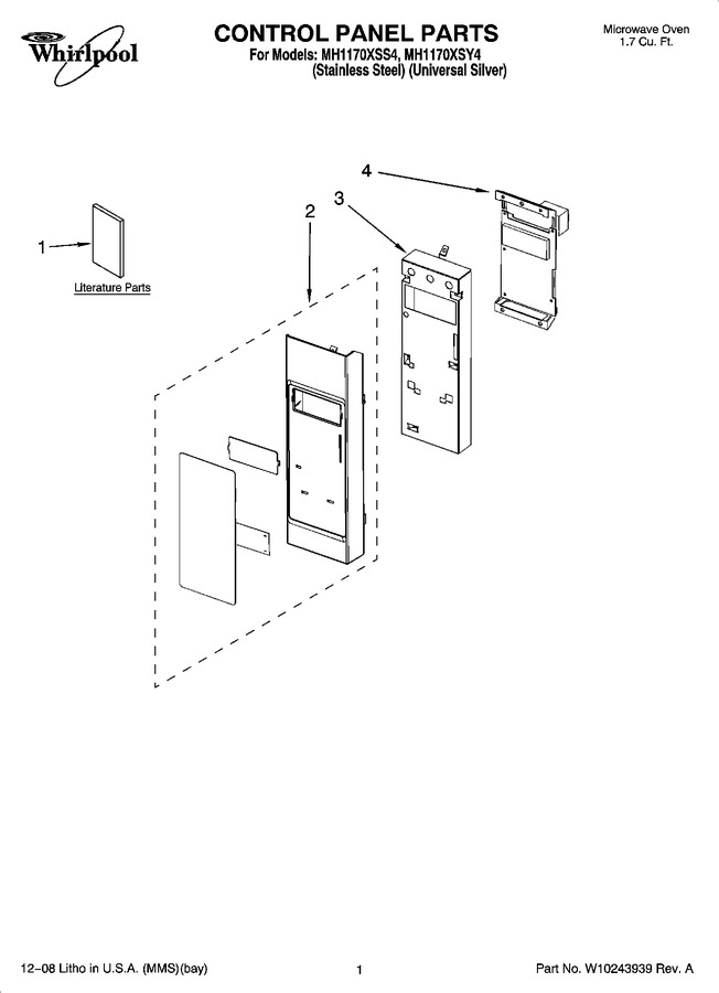 Diagram for MH1170XSY4