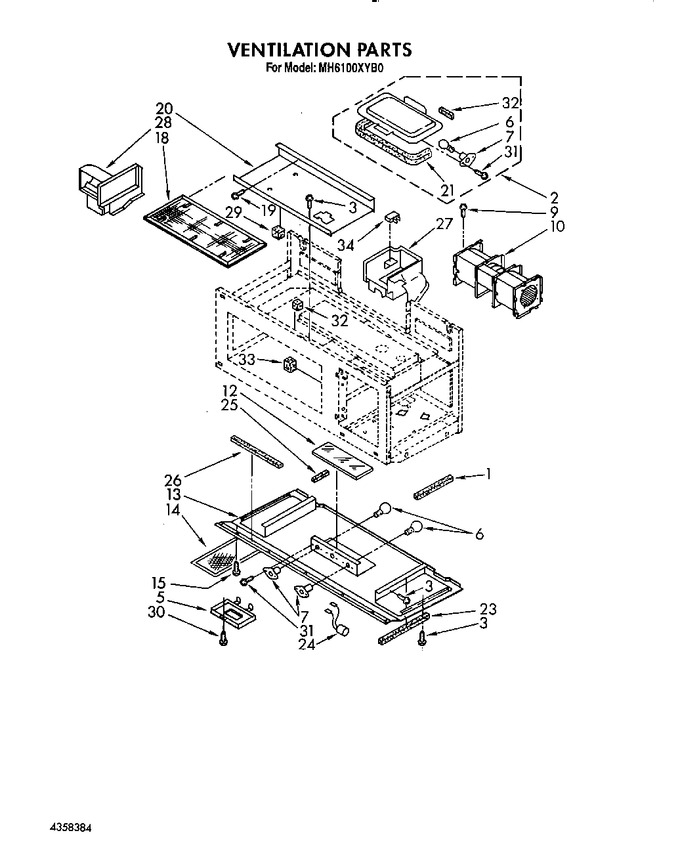 Diagram for MH6100XYB0