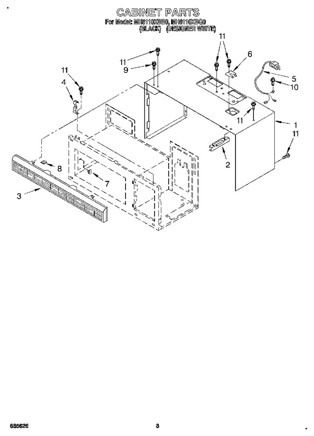 Diagram for MH6110XBB0