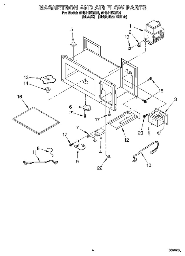 Diagram for MH6110XBQ0