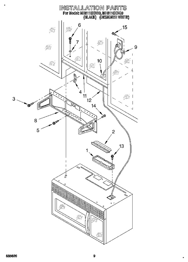 Diagram for MH6110XBB0