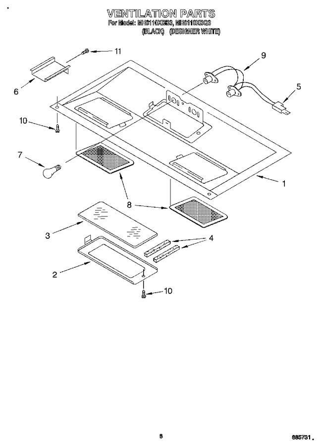 Diagram for MH6110XBB3