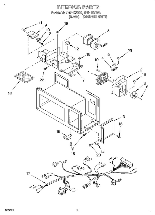 Diagram for MH6110XBQ6