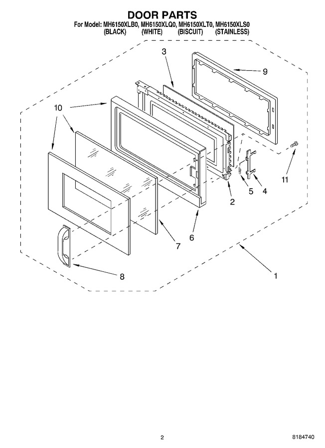 Diagram for MH6150XLB0