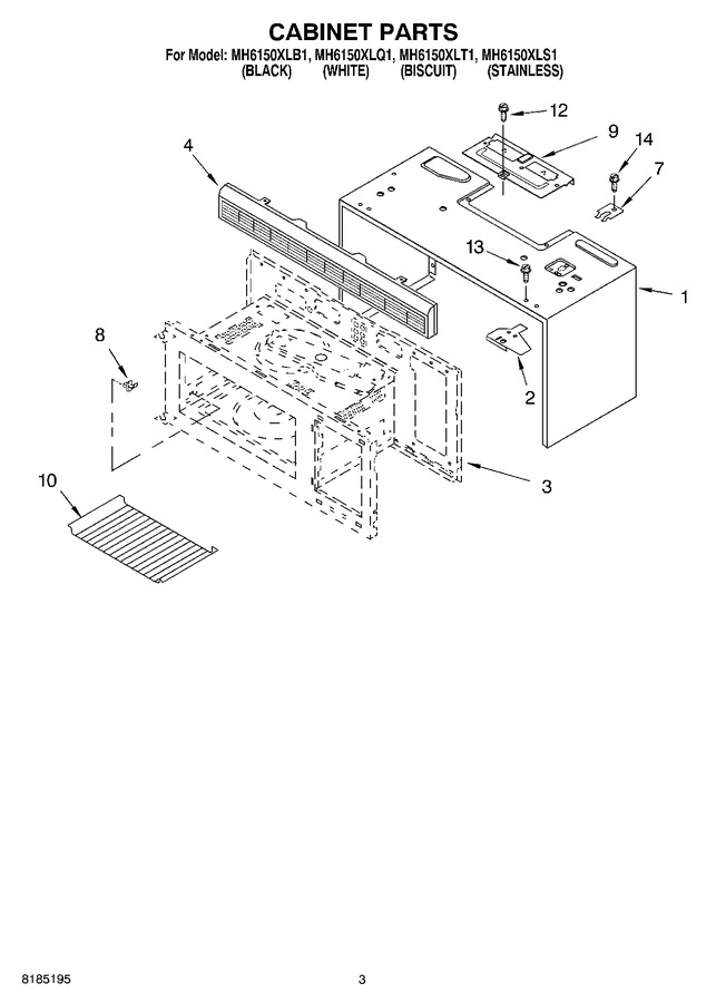 Diagram for MH6150XLS1