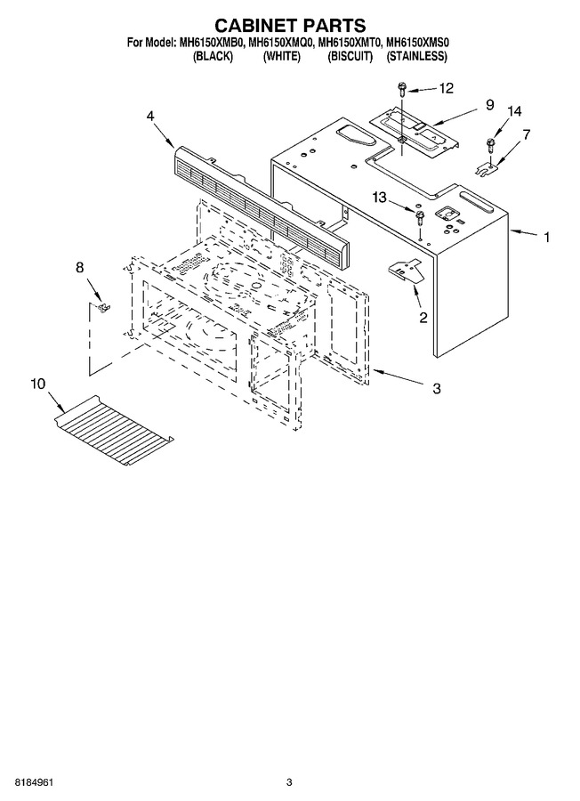 Diagram for MH6150XMB0