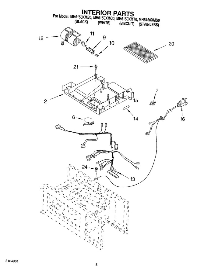 Diagram for MH6150XMB0