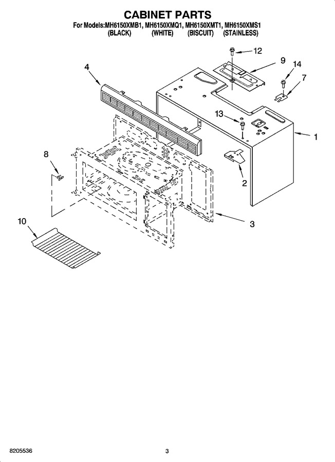 Diagram for MH6150XMB1