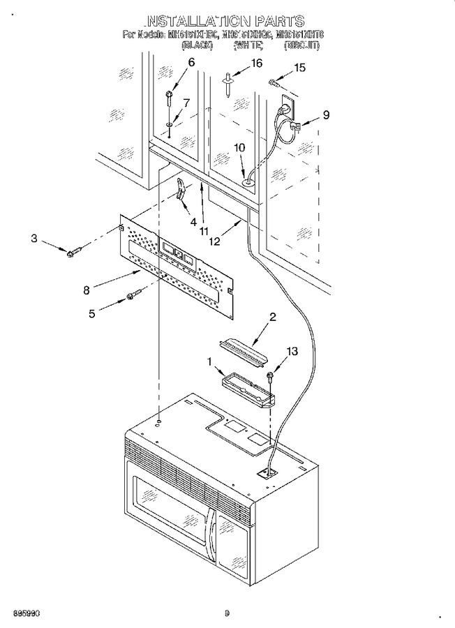 Diagram for MH6151XHT0