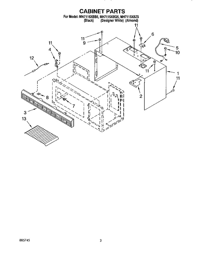 Diagram for MH7115XBB5