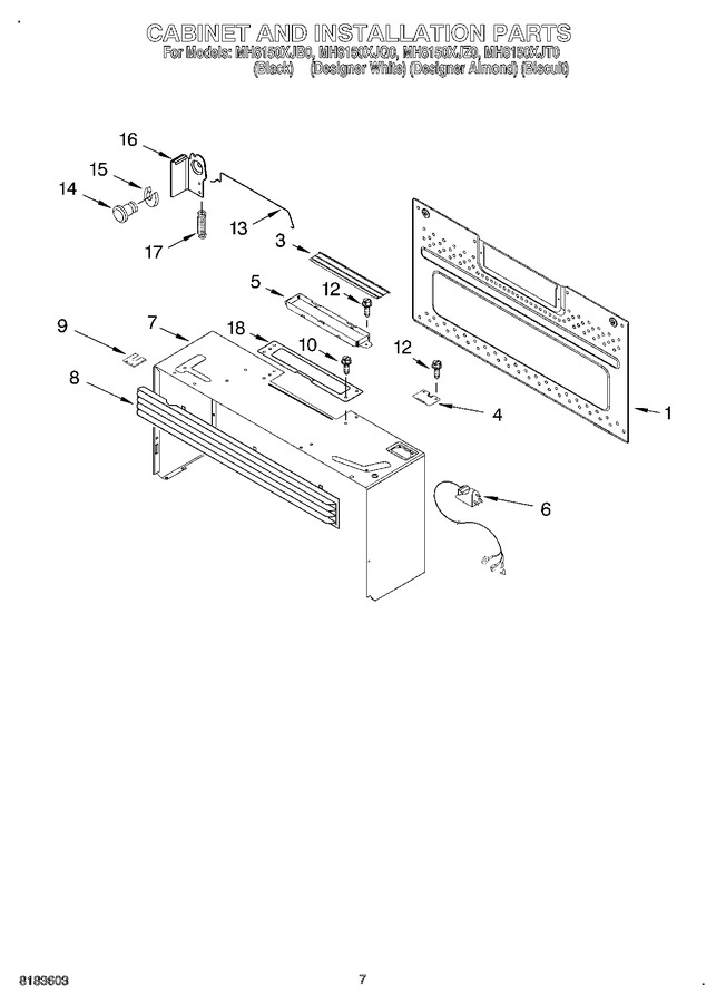 Diagram for MH8150XJZ0