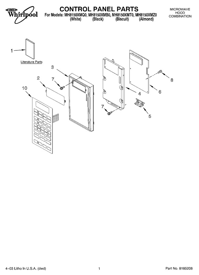 Diagram for MH8150XMQ0