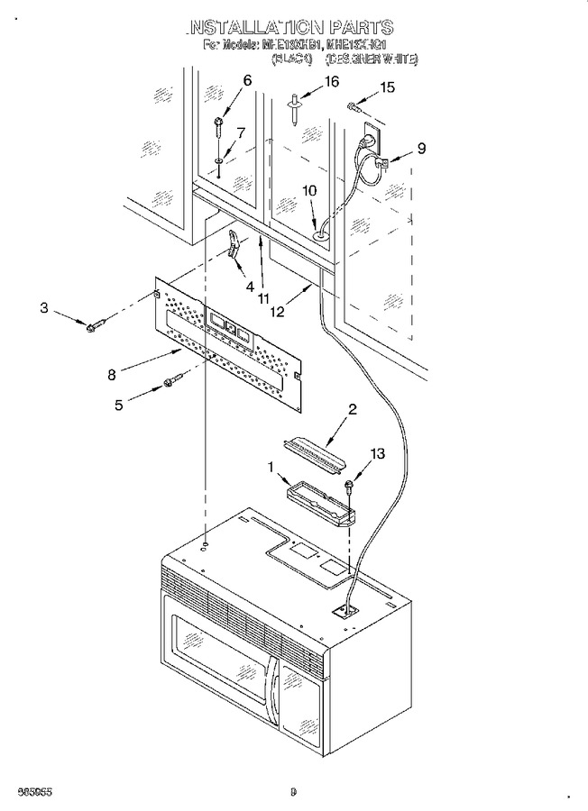Diagram for MHE13XHQ1