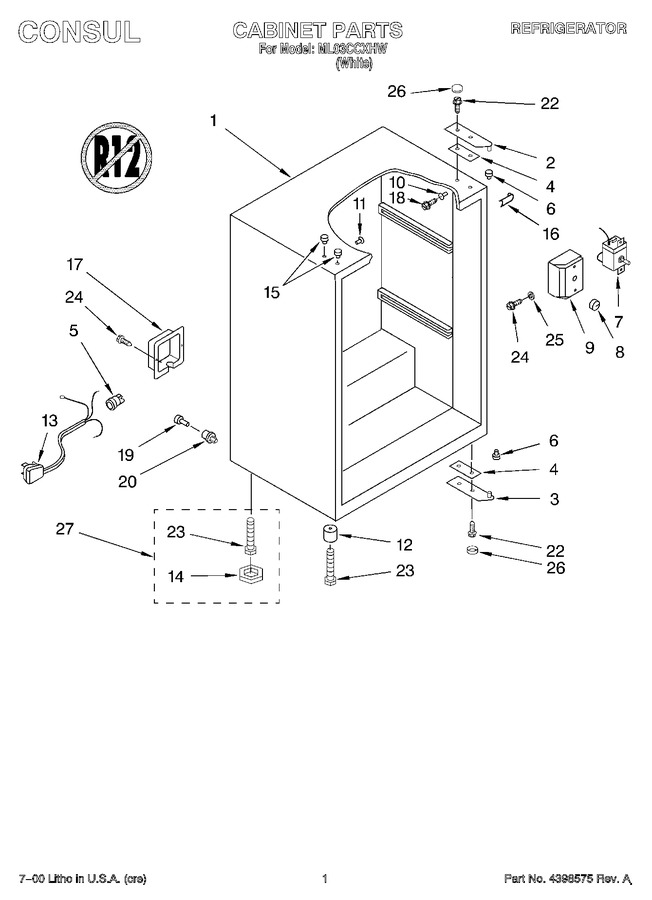 Diagram for ML03CCXHW