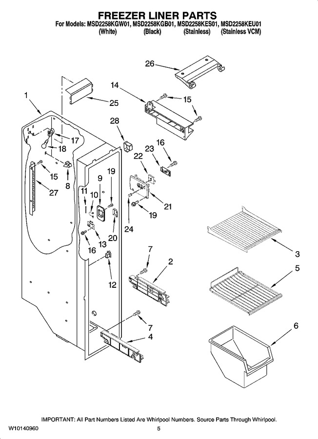 Diagram for MSD2258KGW01