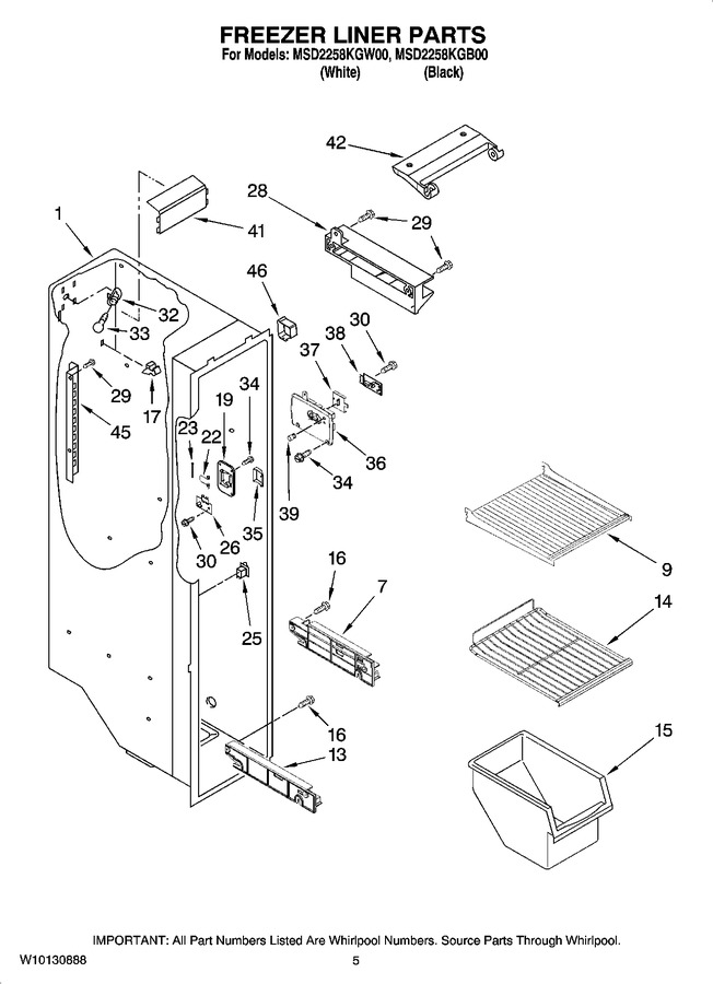 Diagram for MSD2258KGB00