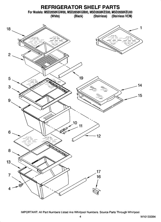 Diagram for MSD2658KGW00