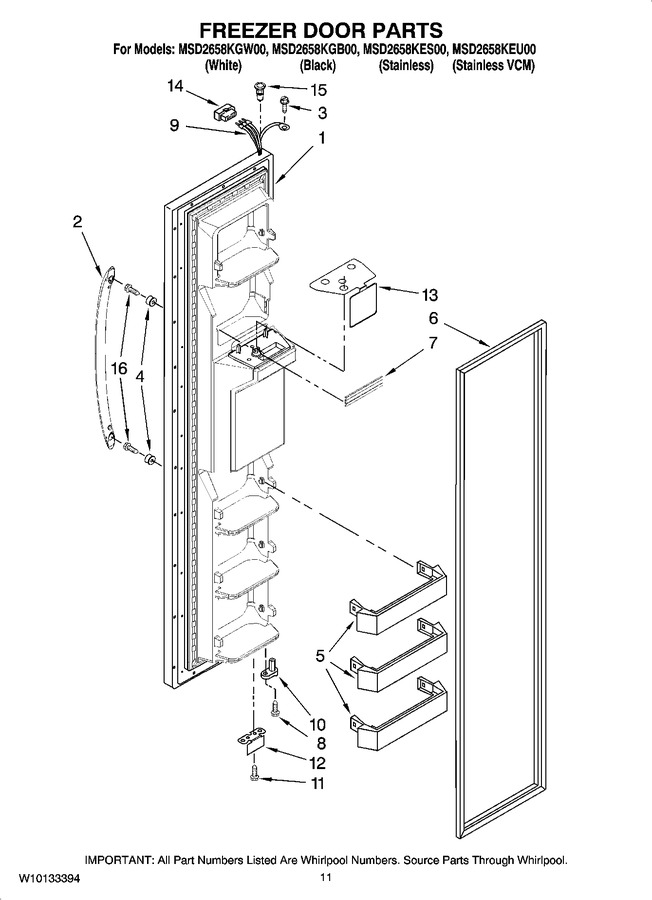 Diagram for MSD2658KGW00
