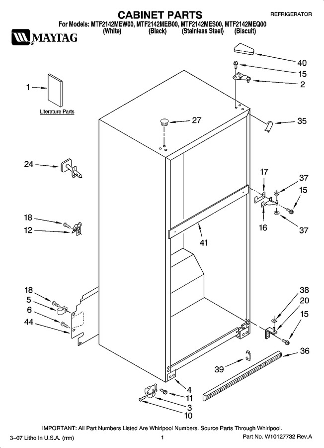 Diagram for MTF2142MEQ00