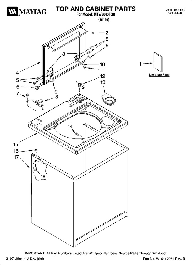 Diagram for MTW5640TQ0