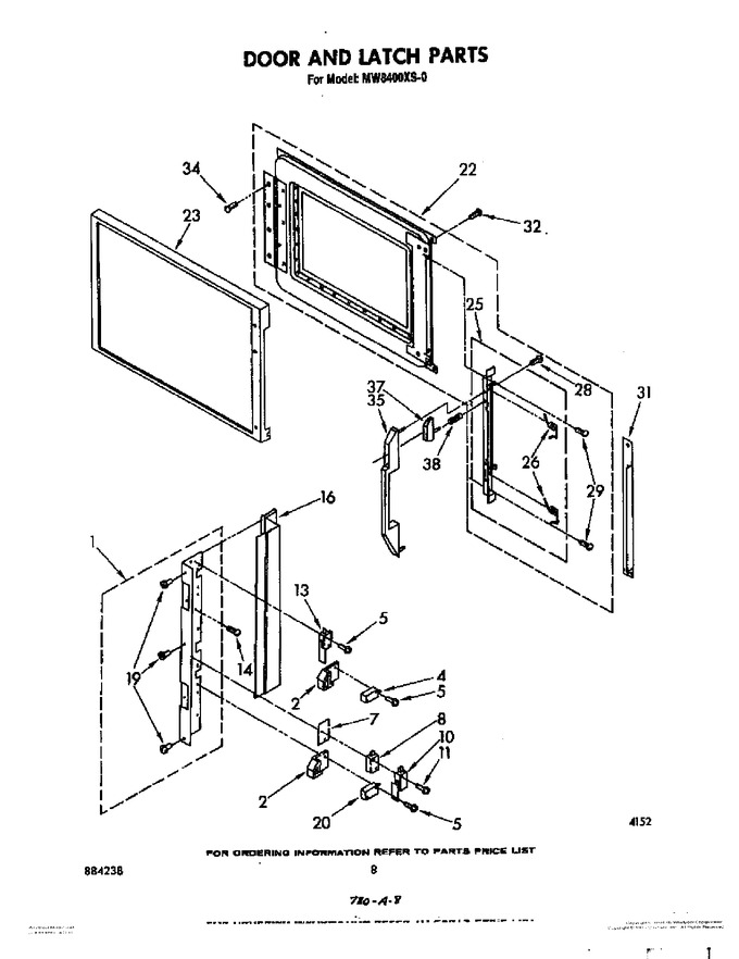 Diagram for MW8400XS0