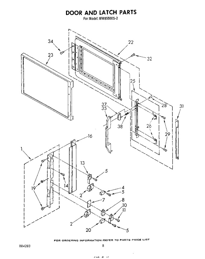 Diagram for MW8550XS2
