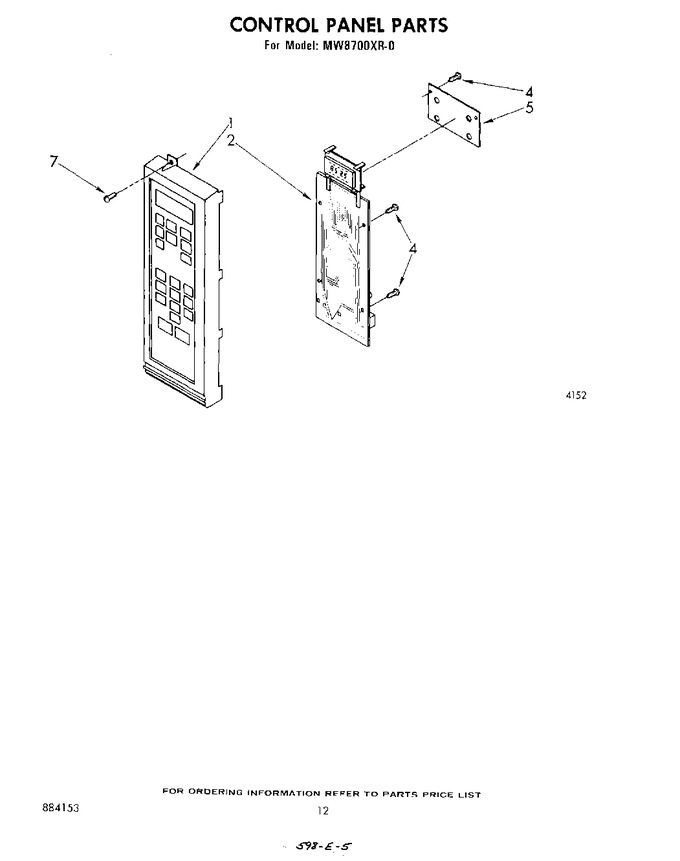 Diagram for MW8700XR0