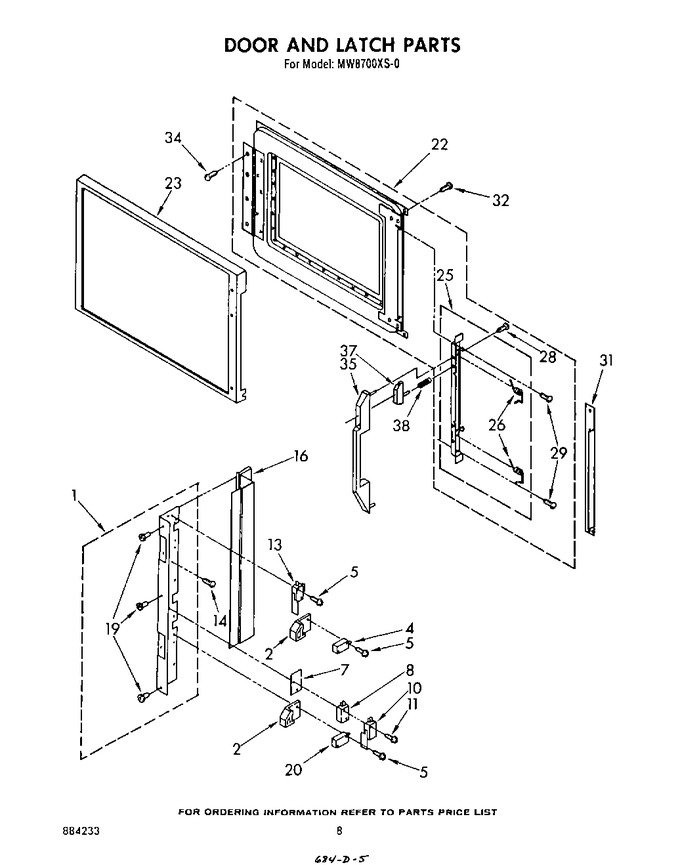 Diagram for MW8700XS0