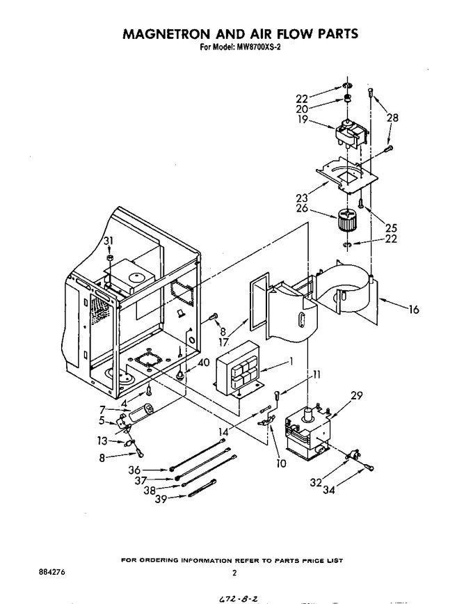 Diagram for MW8700XS2