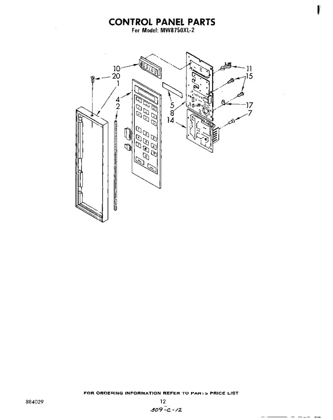 Diagram for MW8750XL2