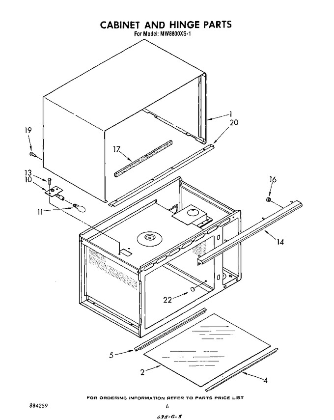 Diagram for MW8800XS1