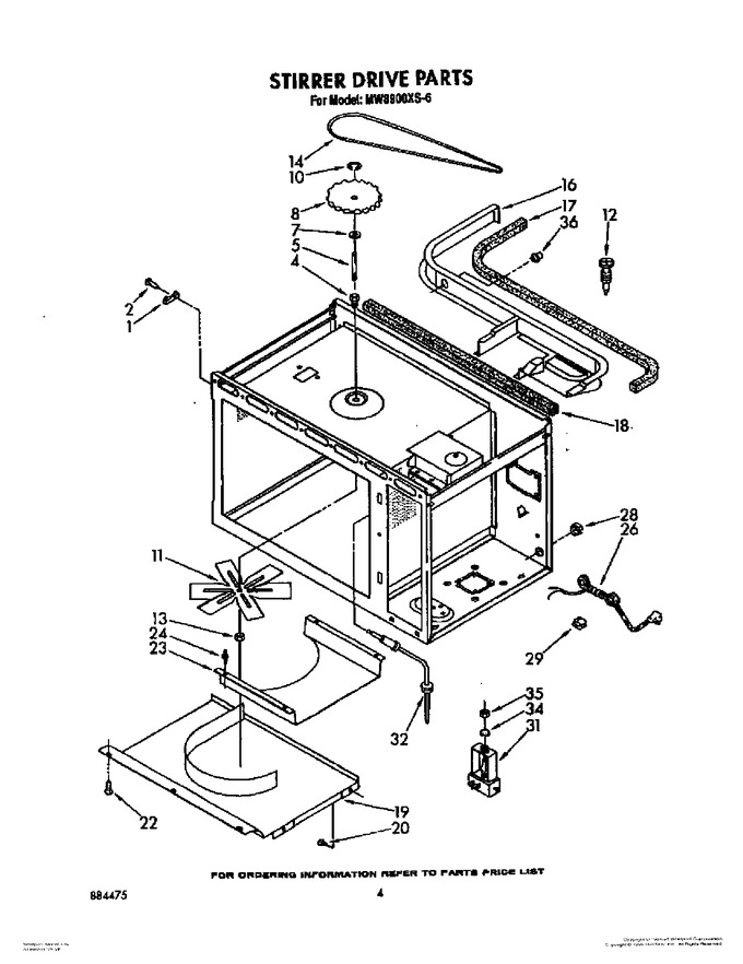 Diagram for MW8900XS6