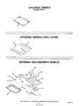 Diagram for 09 - Griddle , Griddle/grill Cover