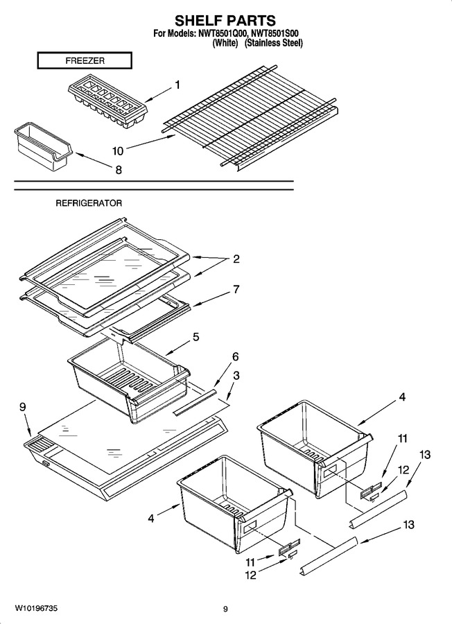 Diagram for NWT8501S00