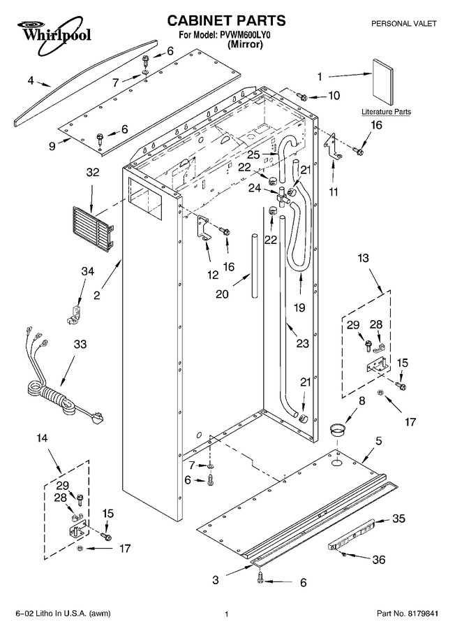Diagram for PVWM600LY0