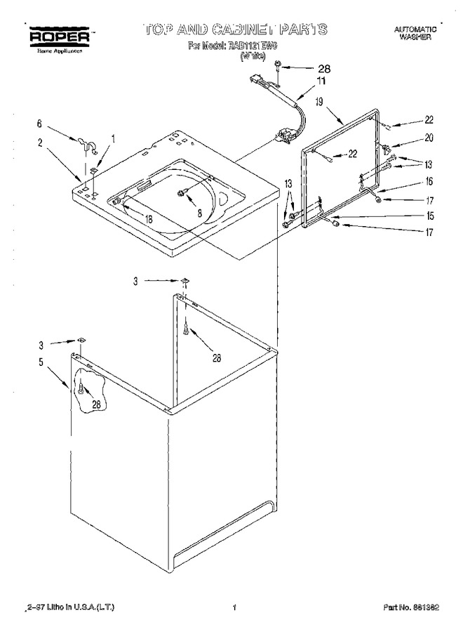 Diagram for RAB1121EW0