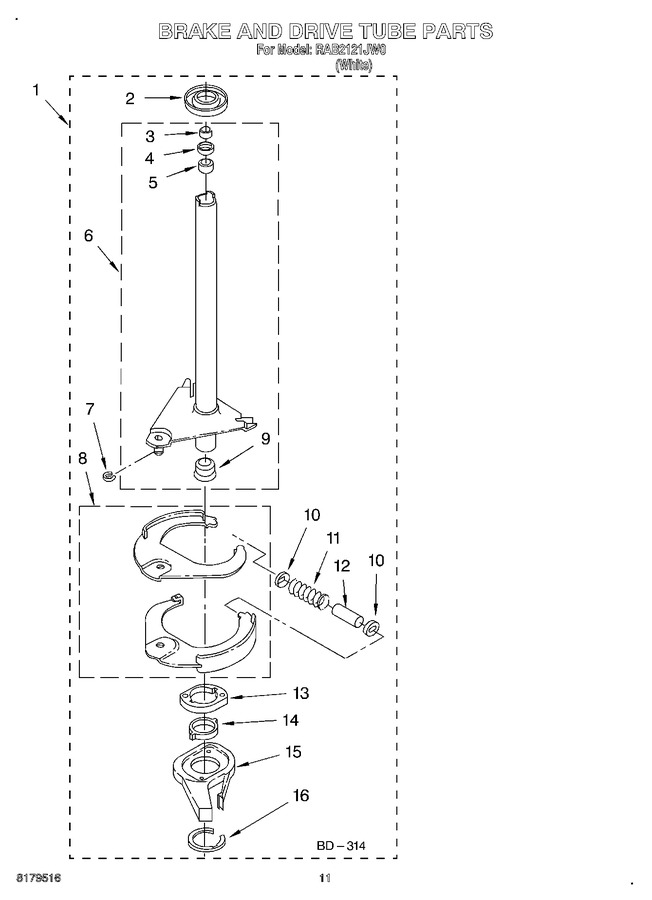 Diagram for RAB2121JW0