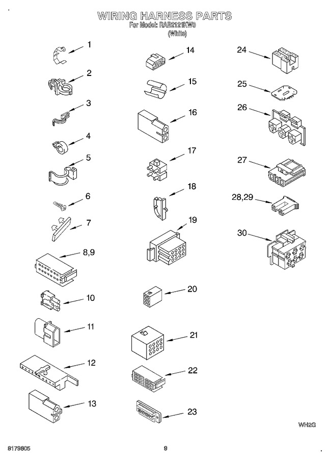 Diagram for RAB2121KW0