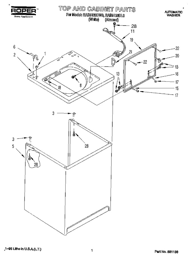 Diagram for RAB5133DW0